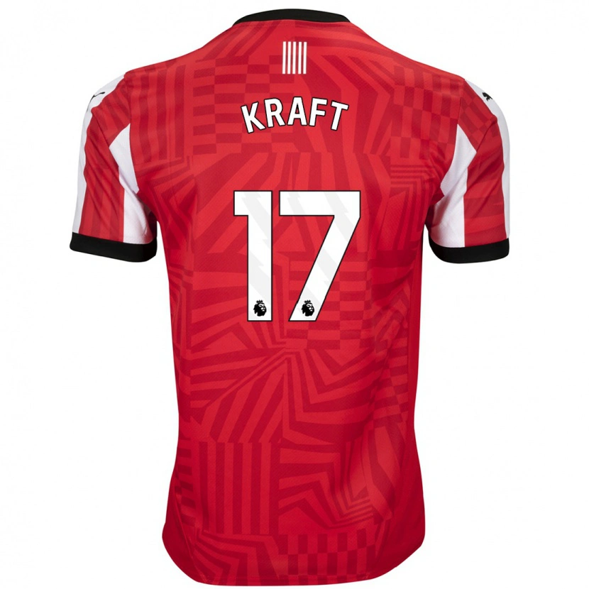 Danxen Kinder Emily Kraft #17 Rot Weiß Heimtrikot Trikot 2024/25 T-Shirt Schweiz