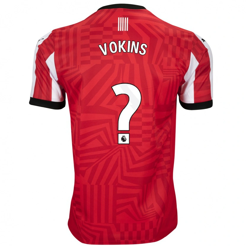 Danxen Kinder Jake Vokins #0 Rot Weiß Heimtrikot Trikot 2024/25 T-Shirt Schweiz