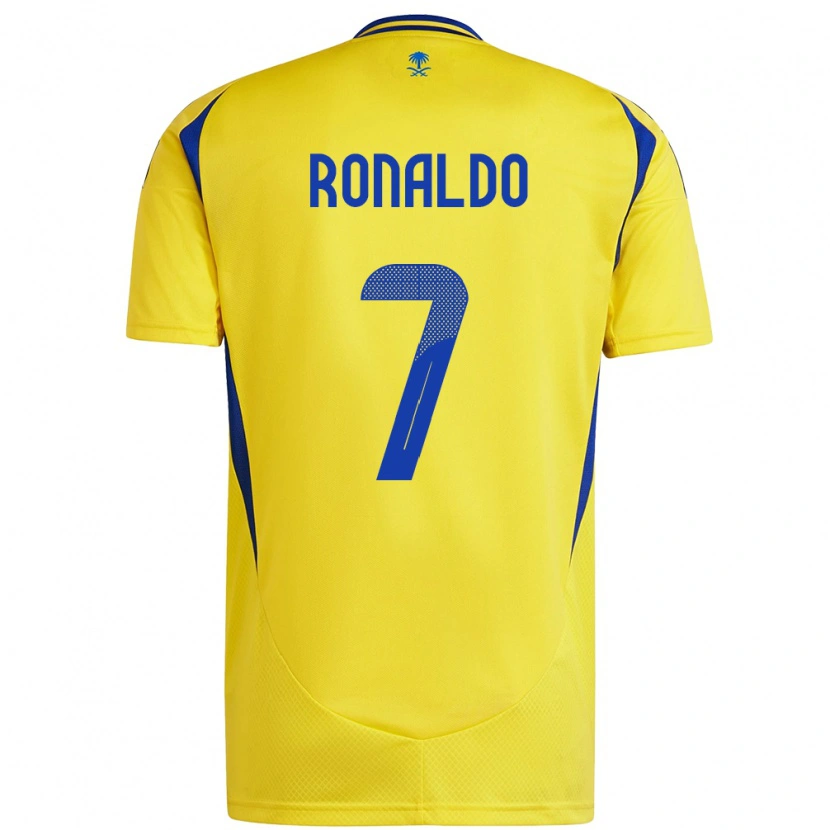 Danxen Kinder Cristiano Ronaldo #7 Gelb Blau Heimtrikot Trikot 2024/25 T-Shirt Schweiz