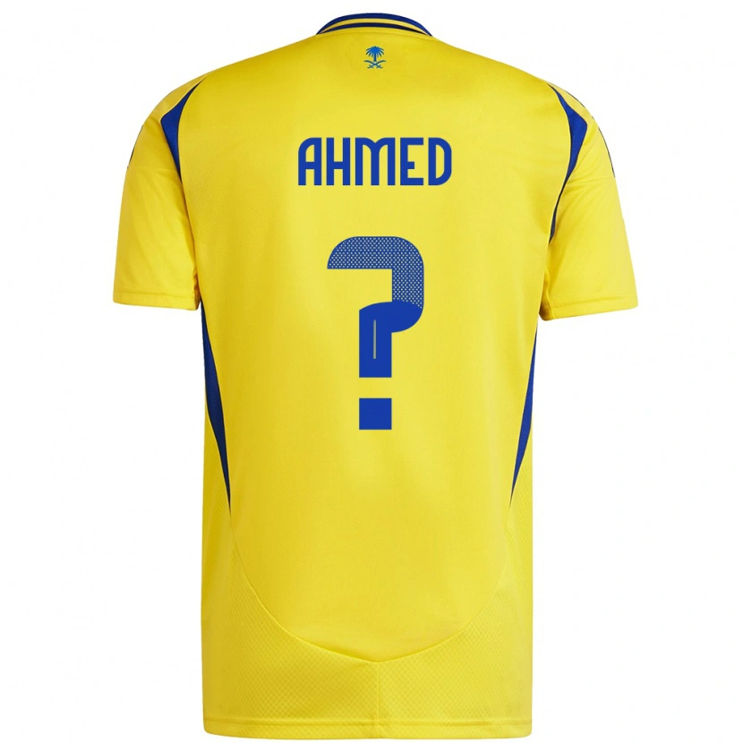 Danxen Kinder Al Anood Ahmed #0 Gelb Blau Heimtrikot Trikot 2024/25 T-Shirt Schweiz