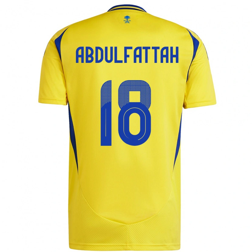 Danxen Kinder Abdulfattah Adam #18 Gelb Blau Heimtrikot Trikot 2024/25 T-Shirt Schweiz