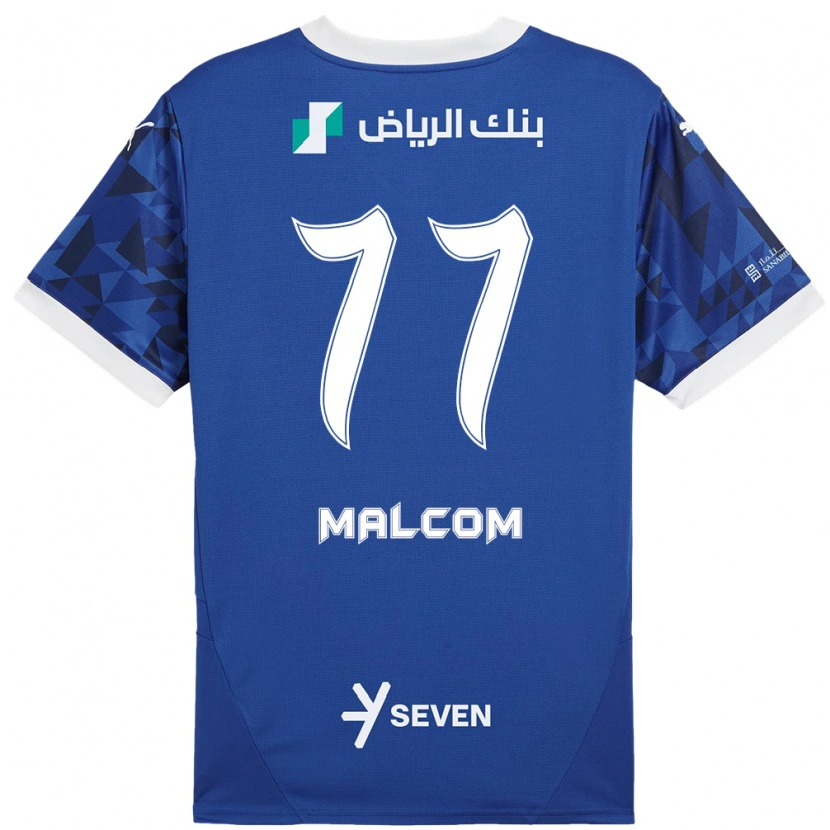 Danxen Kinder Malcom #77 Dunkelblau Weiß Heimtrikot Trikot 2024/25 T-Shirt Schweiz