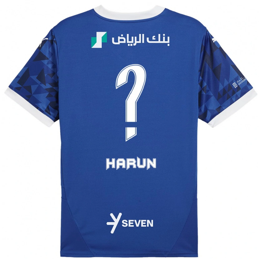 Danxen Kinder Saud Harun #0 Dunkelblau Weiß Heimtrikot Trikot 2024/25 T-Shirt Schweiz