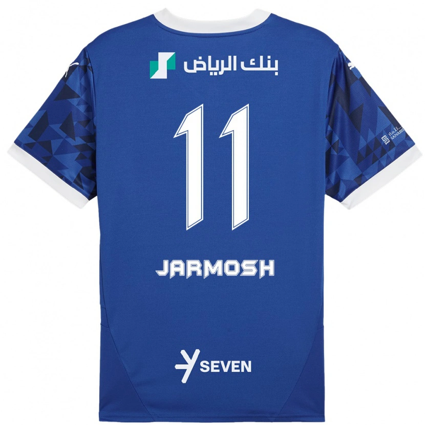 Danxen Kinder Abdulaziz Jarmosh #11 Dunkelblau Weiß Heimtrikot Trikot 2024/25 T-Shirt Schweiz