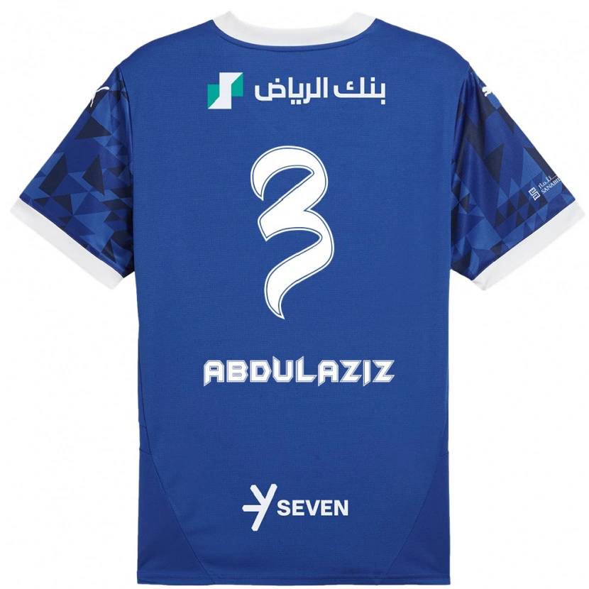 Danxen Kinder Al Jawhara Abdulaziz #3 Dunkelblau Weiß Heimtrikot Trikot 2024/25 T-Shirt Schweiz