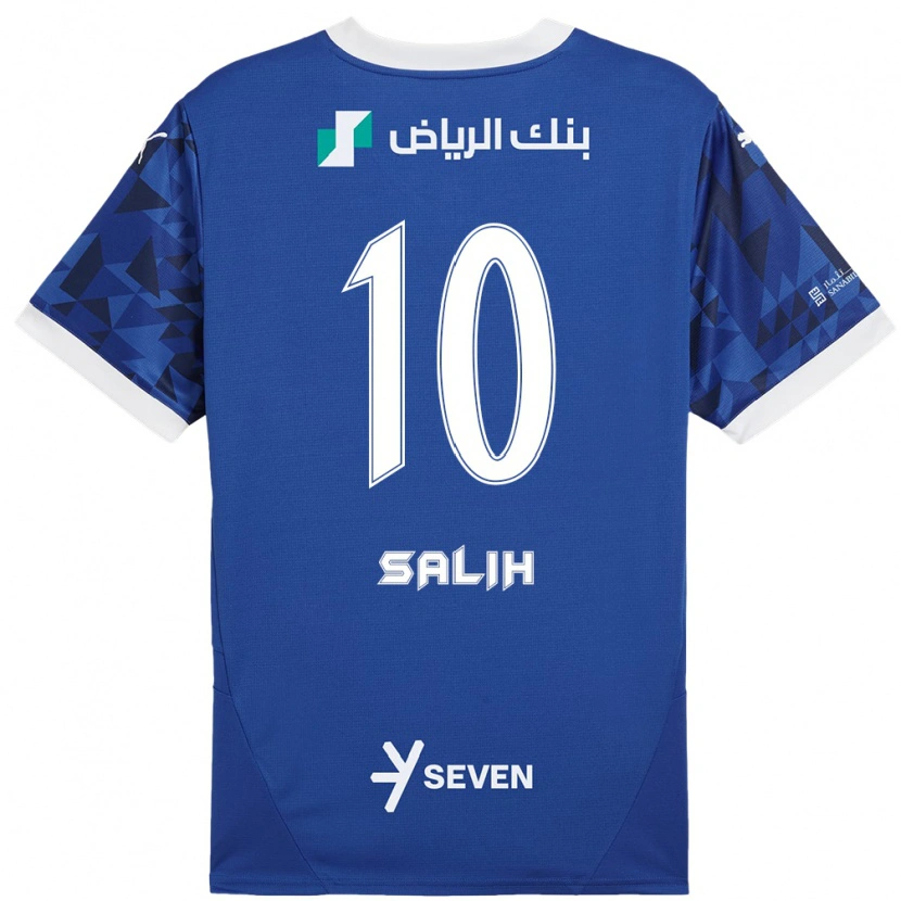 Danxen Kinder Zakia Salih #10 Dunkelblau Weiß Heimtrikot Trikot 2024/25 T-Shirt Schweiz