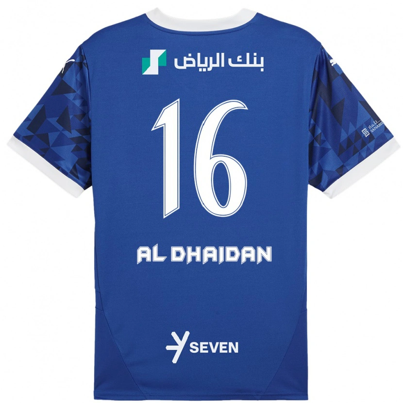 Danxen Kinder Nadia Al-Dhaidan #16 Dunkelblau Weiß Heimtrikot Trikot 2024/25 T-Shirt Schweiz