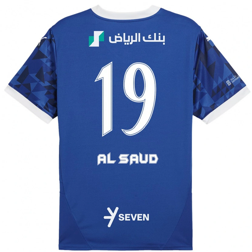 Danxen Kinder Manal Al Saud #19 Dunkelblau Weiß Heimtrikot Trikot 2024/25 T-Shirt Schweiz