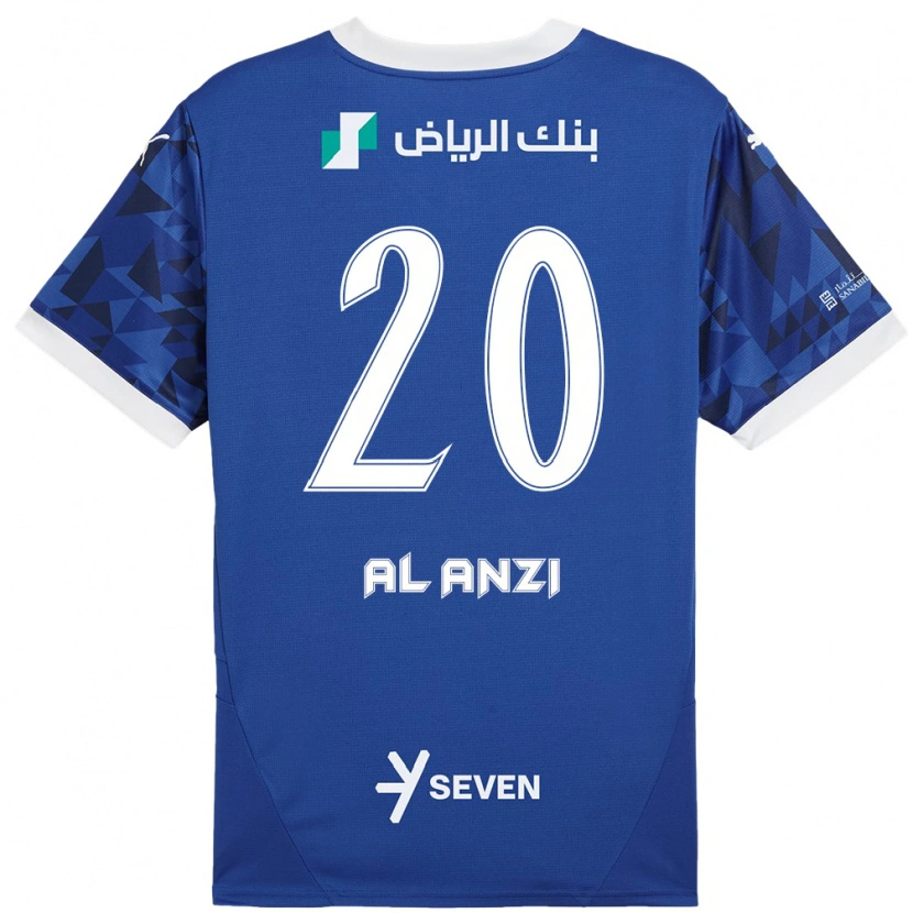 Danxen Kinder Areej Al-Anzi #20 Dunkelblau Weiß Heimtrikot Trikot 2024/25 T-Shirt Schweiz