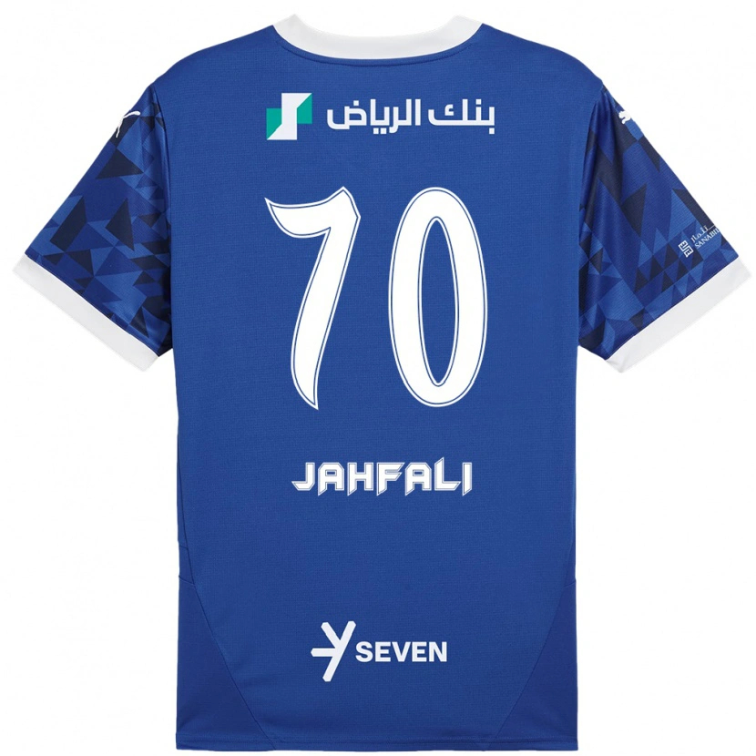 Danxen Kinder Mohammed Jahfali #70 Dunkelblau Weiß Heimtrikot Trikot 2024/25 T-Shirt Schweiz