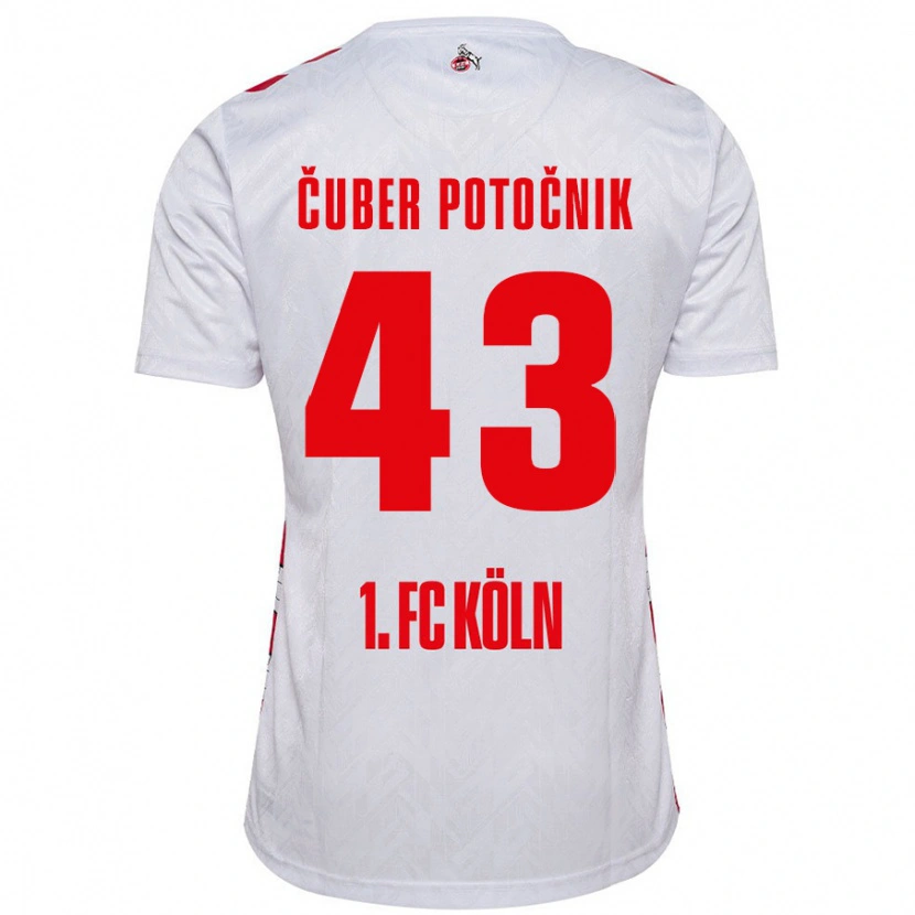 Danxen Kinder Jaka Cuber Potocnik #43 Weiß Rot Heimtrikot Trikot 2024/25 T-Shirt Schweiz