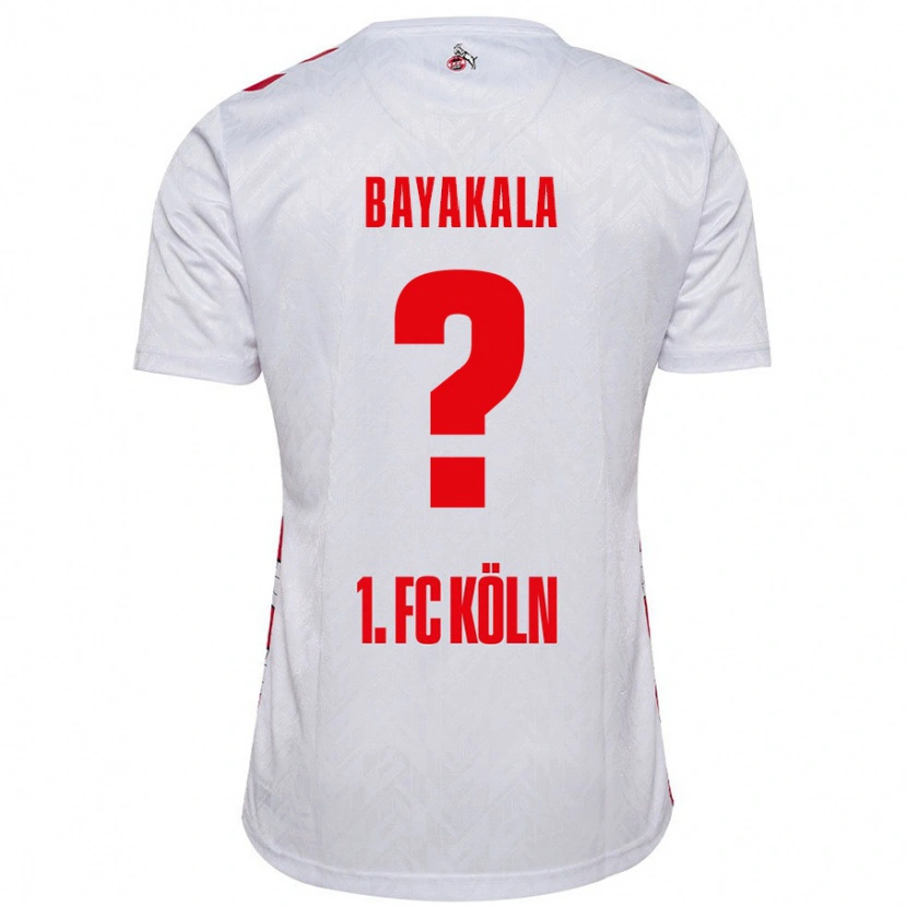 Danxen Kinder Aaron Bayakala #0 Weiß Rot Heimtrikot Trikot 2024/25 T-Shirt Schweiz