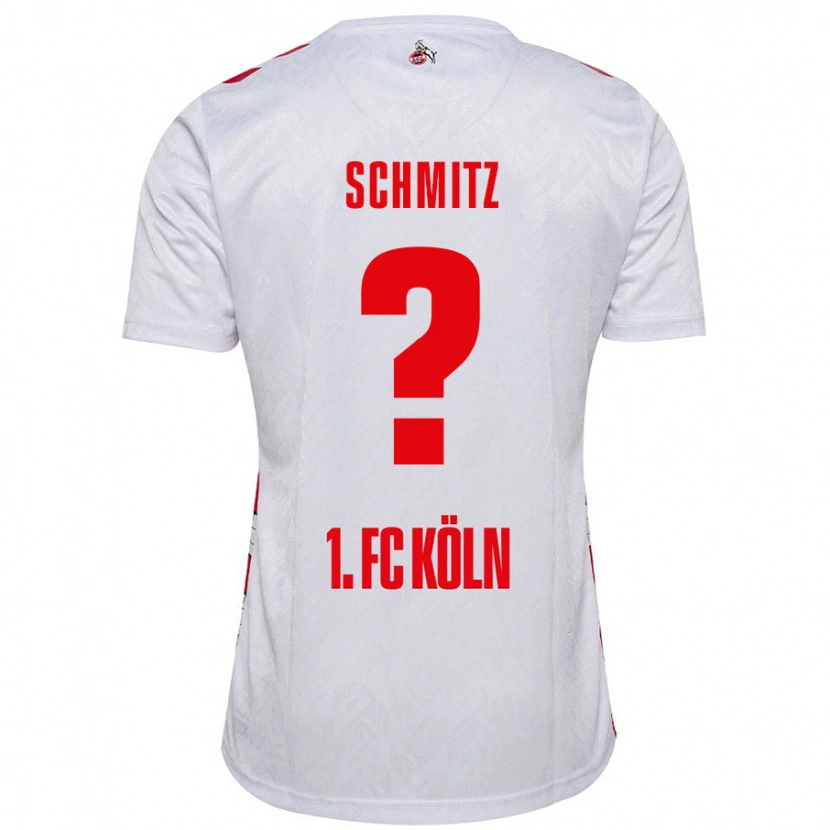 Danxen Kinder Timo Schmitz #0 Weiß Rot Heimtrikot Trikot 2024/25 T-Shirt Schweiz