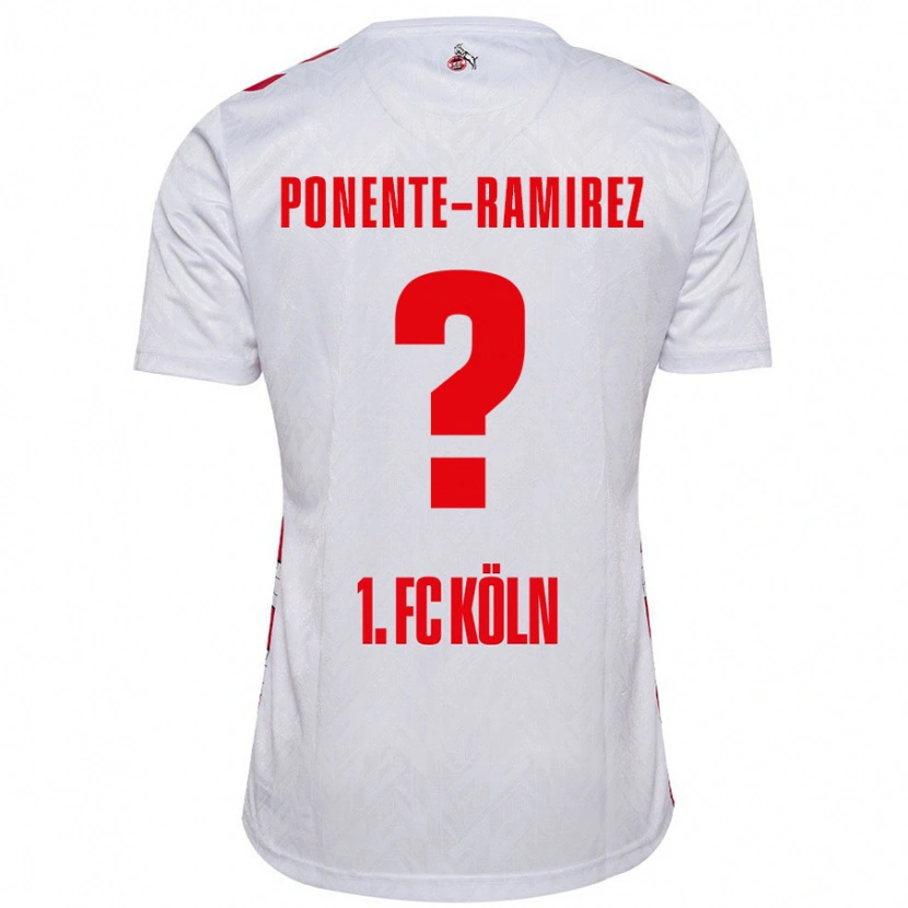 Danxen Kinder Jason Ponente-Ramirez #0 Weiß Rot Heimtrikot Trikot 2024/25 T-Shirt Schweiz