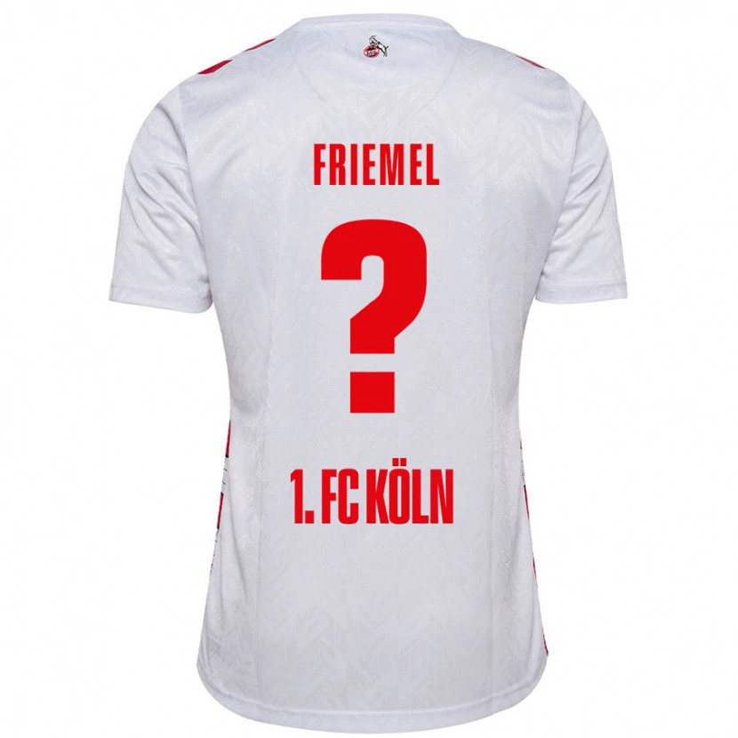 Danxen Kinder Jonathan Friemel #0 Weiß Rot Heimtrikot Trikot 2024/25 T-Shirt Schweiz