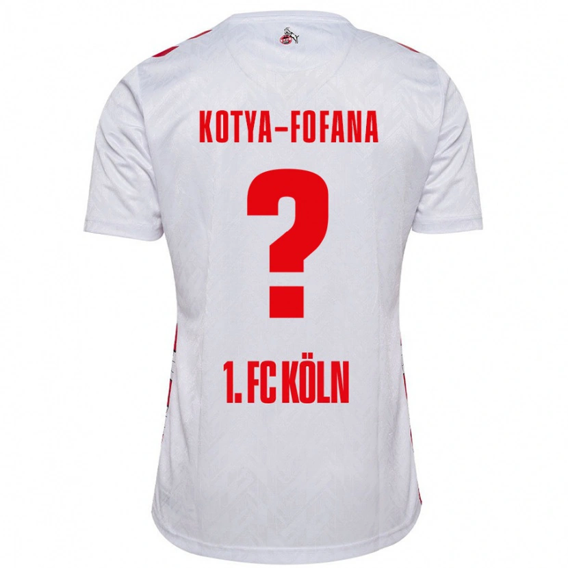 Danxen Kinder Assad Kotya-Fofana #0 Weiß Rot Heimtrikot Trikot 2024/25 T-Shirt Schweiz