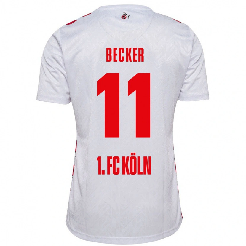 Danxen Kinder Marlon Becker #11 Weiß Rot Heimtrikot Trikot 2024/25 T-Shirt Schweiz