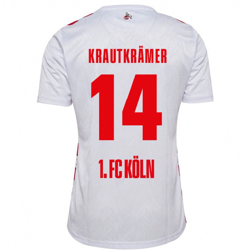 Danxen Kinder Jakob Krautkrämer #14 Weiß Rot Heimtrikot Trikot 2024/25 T-Shirt Schweiz