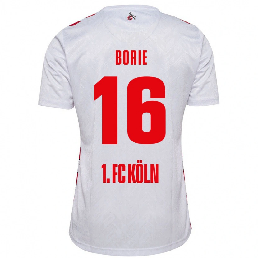 Danxen Kinder Etienne Borie #16 Weiß Rot Heimtrikot Trikot 2024/25 T-Shirt Schweiz