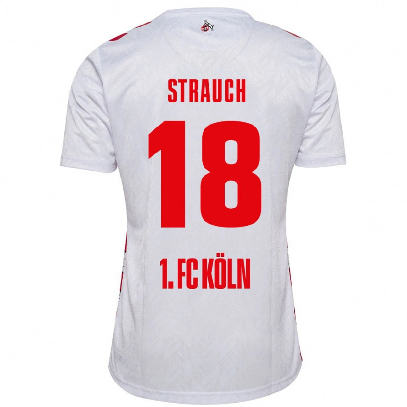 Danxen Kinder Georg Strauch #18 Weiß Rot Heimtrikot Trikot 2024/25 T-Shirt Schweiz