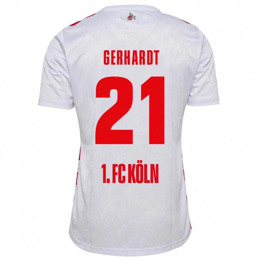 Danxen Kinder Anna Gerhardt #21 Weiß Rot Heimtrikot Trikot 2024/25 T-Shirt Schweiz