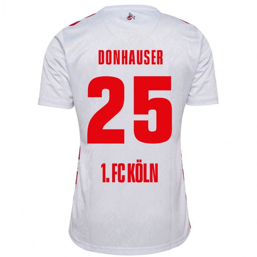 Danxen Kinder Laura Donhauser #25 Weiß Rot Heimtrikot Trikot 2024/25 T-Shirt Schweiz