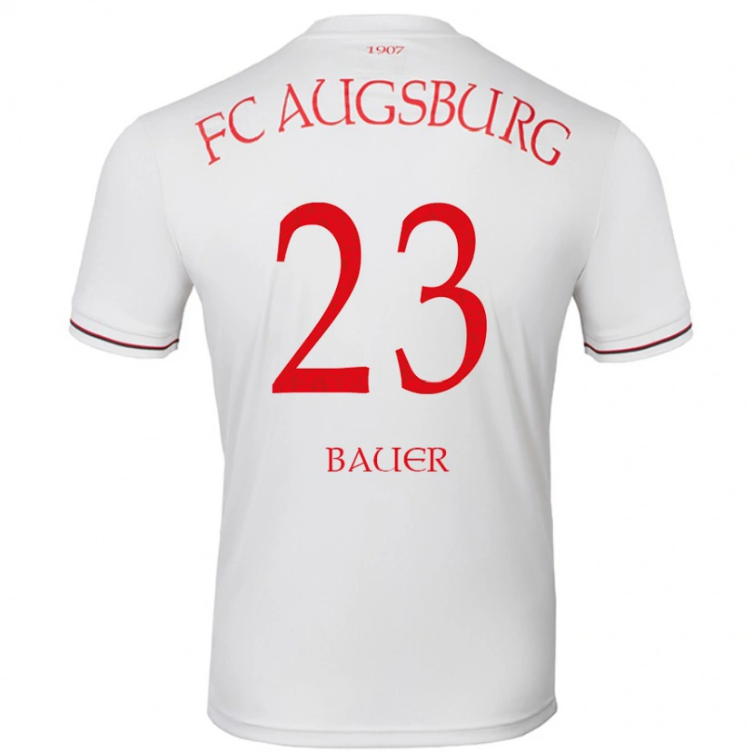 Danxen Kinder Maximilian Bauer #23 Weiß Heimtrikot Trikot 2024/25 T-Shirt Schweiz