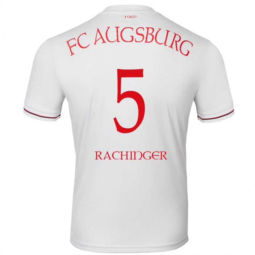 Danxen Kinder Lorenz Rachinger #5 Weiß Heimtrikot Trikot 2024/25 T-Shirt Schweiz