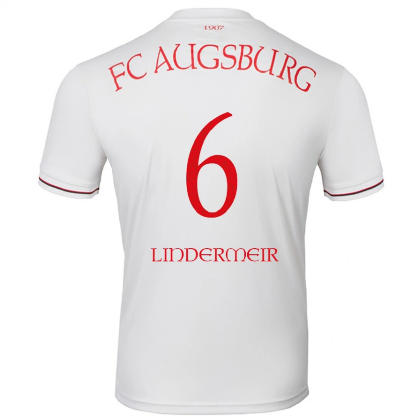 Danxen Kinder Dominik Lindermeir #6 Weiß Heimtrikot Trikot 2024/25 T-Shirt Schweiz