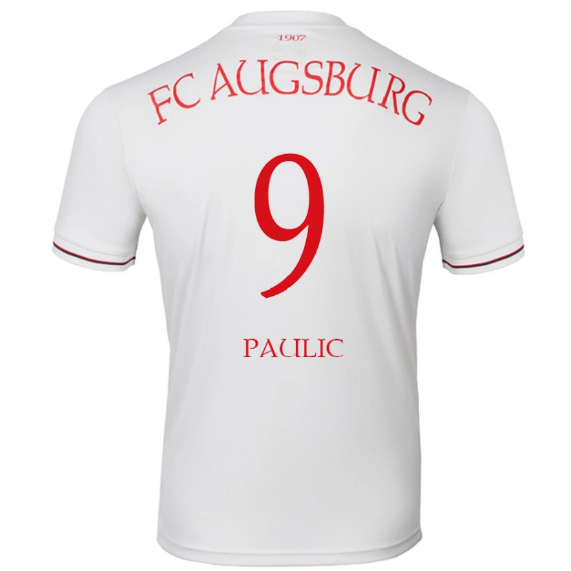 Danxen Kinder Anthony Paulic #9 Weiß Heimtrikot Trikot 2024/25 T-Shirt Schweiz