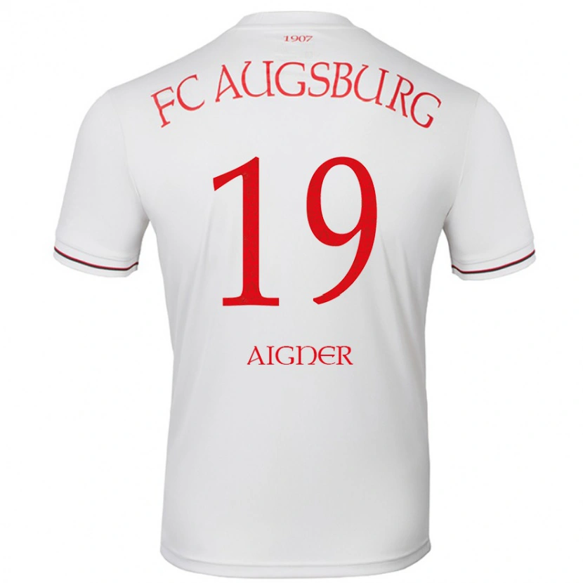 Danxen Kinder Lukas Aigner #19 Weiß Heimtrikot Trikot 2024/25 T-Shirt Schweiz