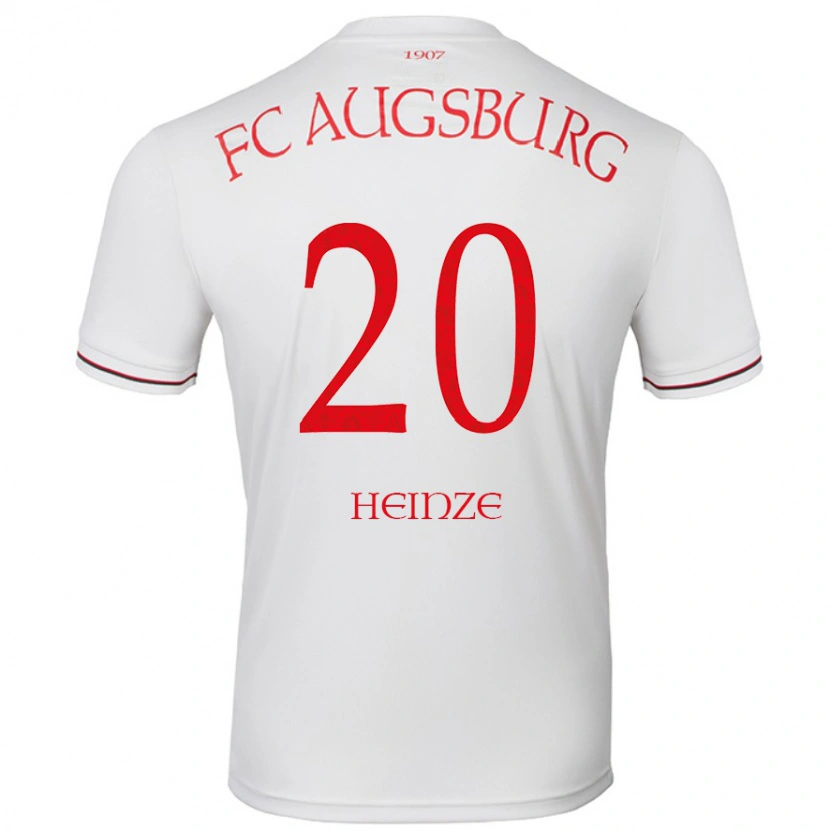 Danxen Kinder Fynn Heinze #20 Weiß Heimtrikot Trikot 2024/25 T-Shirt Schweiz