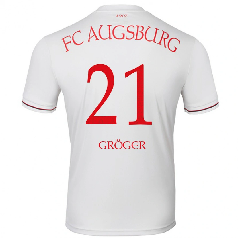 Danxen Kinder Elias Gröger #21 Weiß Heimtrikot Trikot 2024/25 T-Shirt Schweiz