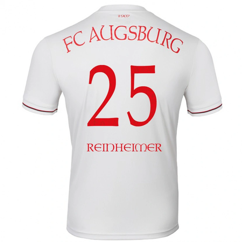 Danxen Kinder Pirmin Reinheimer #25 Weiß Heimtrikot Trikot 2024/25 T-Shirt Schweiz