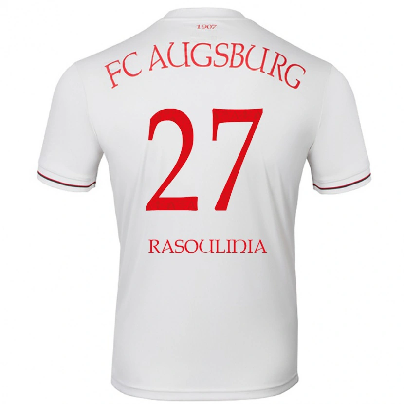 Danxen Kinder Nick Rasoulinia #27 Weiß Heimtrikot Trikot 2024/25 T-Shirt Schweiz