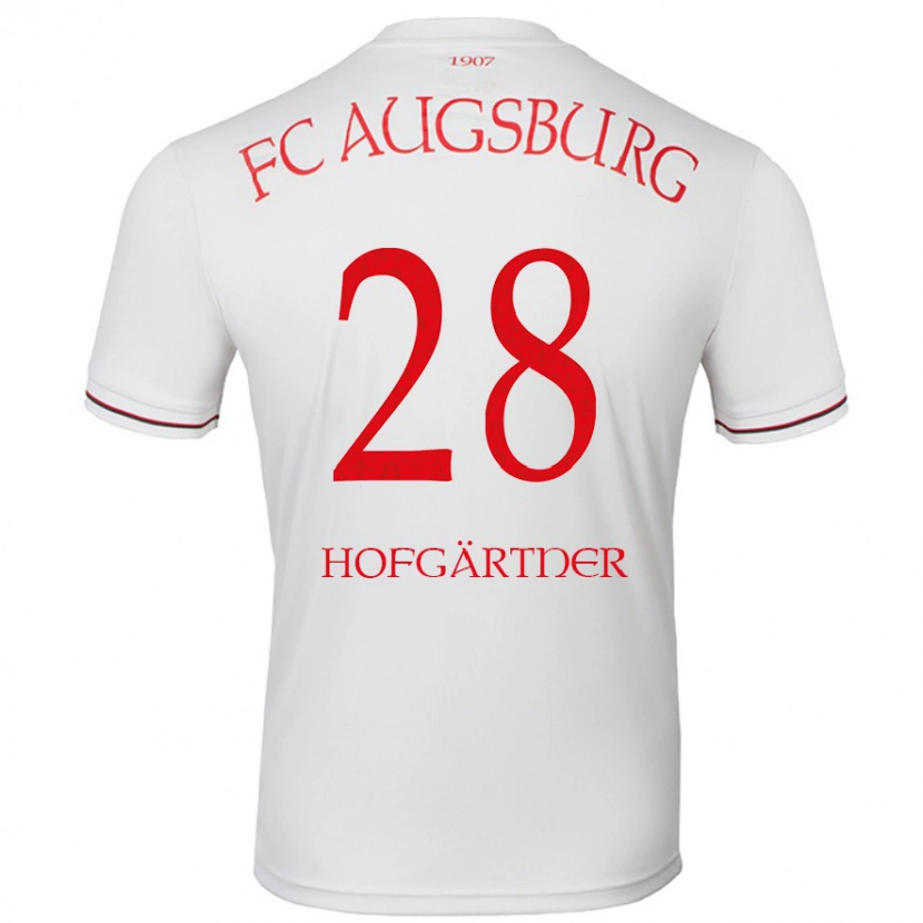 Danxen Kinder Hendrik Hofgärtner #28 Weiß Heimtrikot Trikot 2024/25 T-Shirt Schweiz