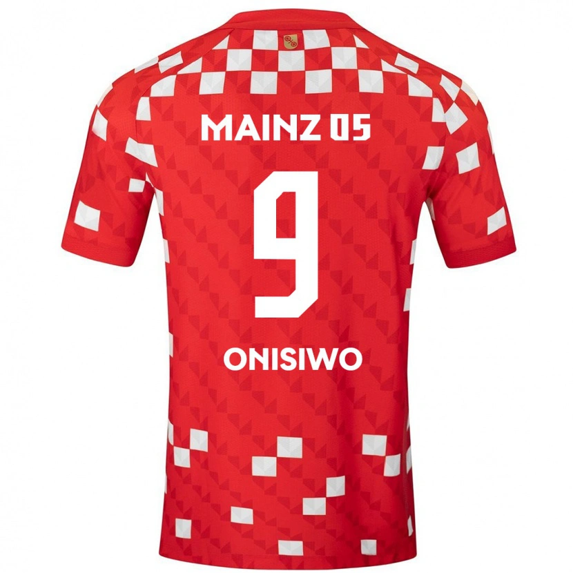 Danxen Kinder Karim Onisiwo #9 Weiß Rot Heimtrikot Trikot 2024/25 T-Shirt Schweiz