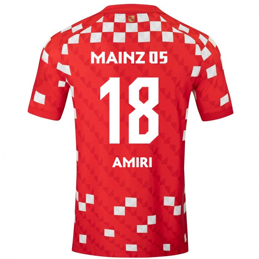 Danxen Kinder Nadiem Amiri #18 Weiß Rot Heimtrikot Trikot 2024/25 T-Shirt Schweiz