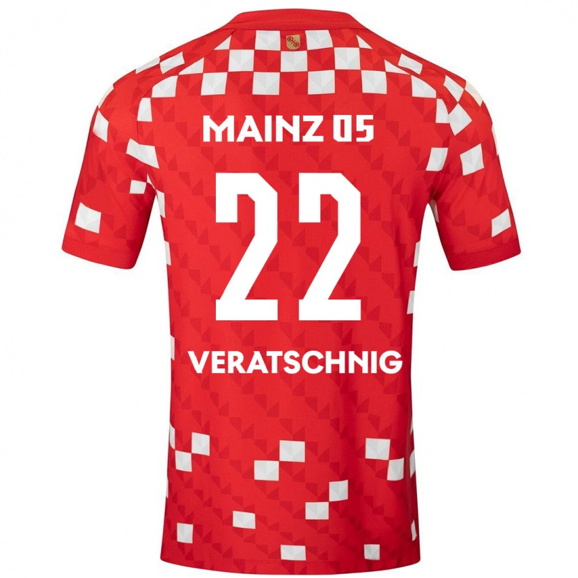 Danxen Kinder Nikolas Veratschnig #22 Weiß Rot Heimtrikot Trikot 2024/25 T-Shirt Schweiz