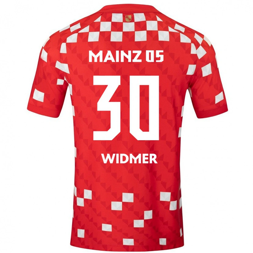 Danxen Kinder Silvan Widmer #30 Weiß Rot Heimtrikot Trikot 2024/25 T-Shirt Schweiz