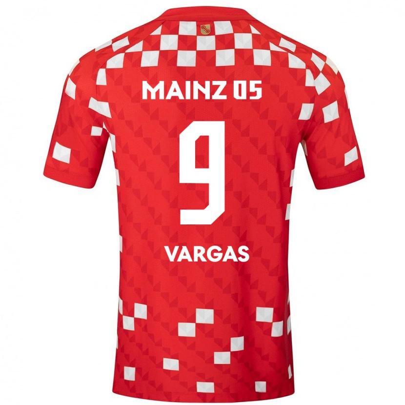 Danxen Kinder Nayrobi Vargas #9 Weiß Rot Heimtrikot Trikot 2024/25 T-Shirt Schweiz