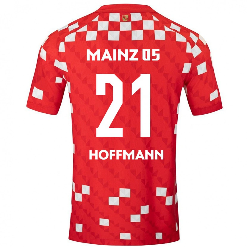 Danxen Kinder Leon Hoffmann #21 Weiß Rot Heimtrikot Trikot 2024/25 T-Shirt Schweiz