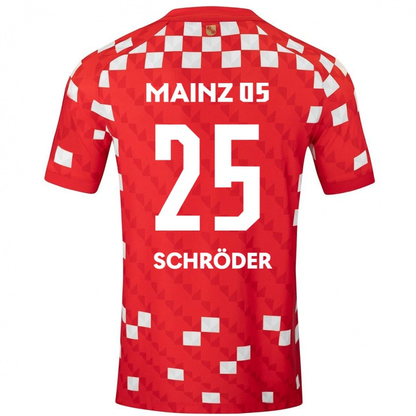 Danxen Kinder Maxim Schröder #25 Weiß Rot Heimtrikot Trikot 2024/25 T-Shirt Schweiz