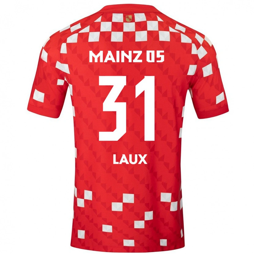 Danxen Kinder Lucas Laux #31 Weiß Rot Heimtrikot Trikot 2024/25 T-Shirt Schweiz