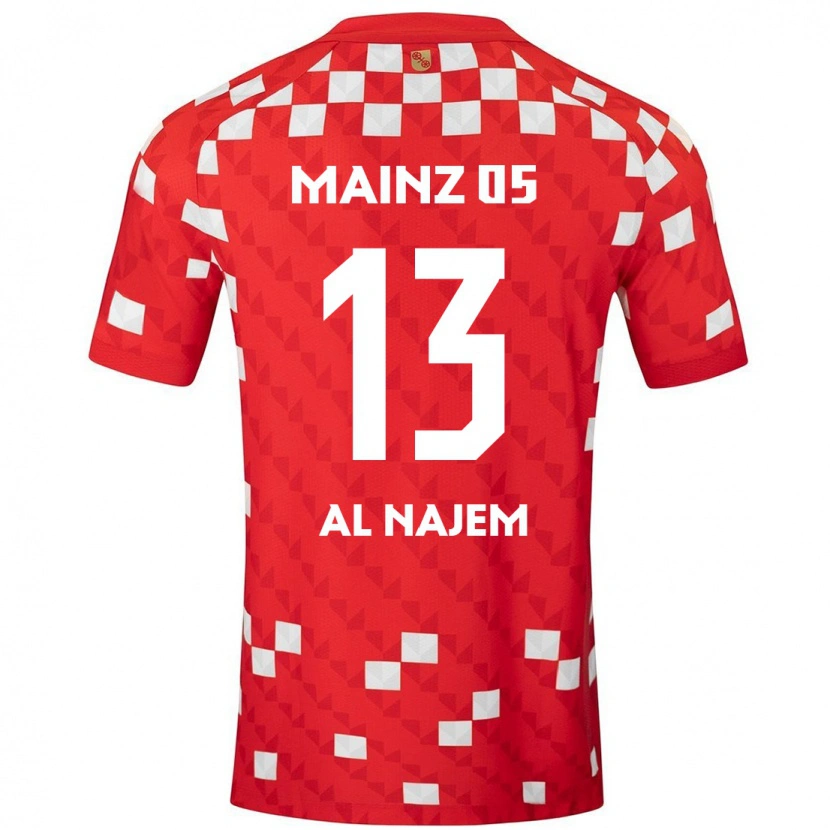 Danxen Kinder Salma Al Najem #13 Weiß Rot Heimtrikot Trikot 2024/25 T-Shirt Schweiz