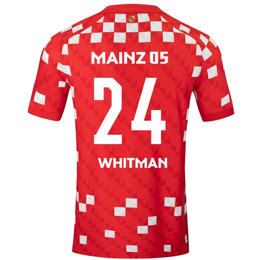 Danxen Kinder Katherine Whitman #24 Weiß Rot Heimtrikot Trikot 2024/25 T-Shirt Schweiz