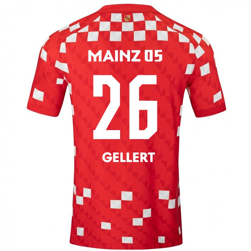 Danxen Kinder Mona Gellert #26 Weiß Rot Heimtrikot Trikot 2024/25 T-Shirt Schweiz