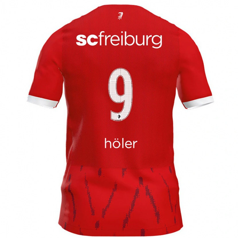 Danxen Kinder Lucas Höler #9 Rot Heimtrikot Trikot 2024/25 T-Shirt Schweiz