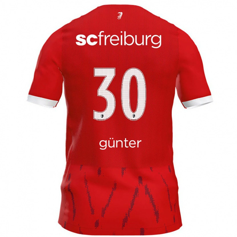 Danxen Kinder Christian Günter #30 Rot Heimtrikot Trikot 2024/25 T-Shirt Schweiz