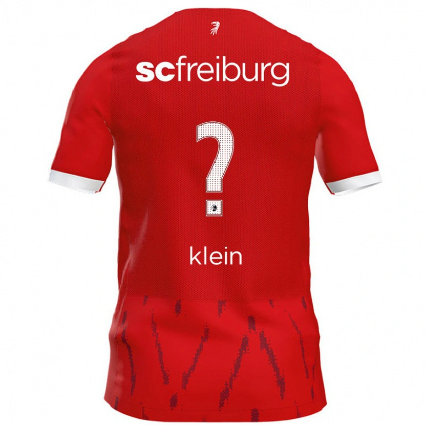 Danxen Kinder Marius Klein #0 Rot Heimtrikot Trikot 2024/25 T-Shirt Schweiz